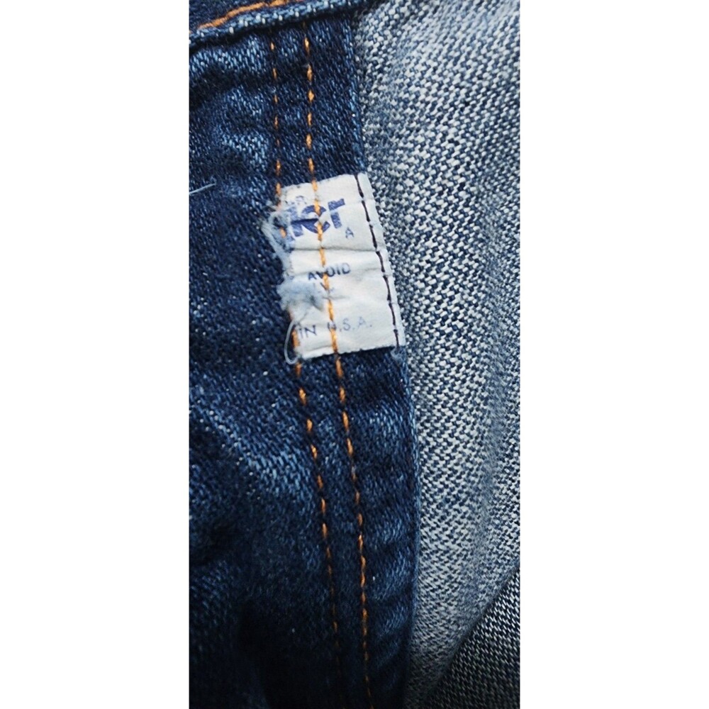 Wrangler Womens High Waist Hippie Jeans 70's Coin Pocket Made In USA Sz 30X33 - Picture 5 of 10